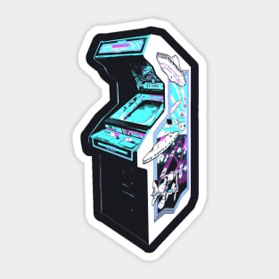 Xevious Retro Arcade Game Sticker